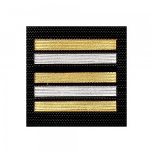 Galon de Poitrine Plastique Velcro Gendarmerie Mobile ou GR - Lieutenant-Colonel