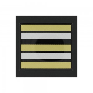 Galon de Poitrine Résine Velcro Gendarmerie Mobile ou GR - Lieutenant-Colonel