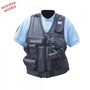 Gilet Tactique Forces d'Intervention - Holster Droitier - Patrol Equipement