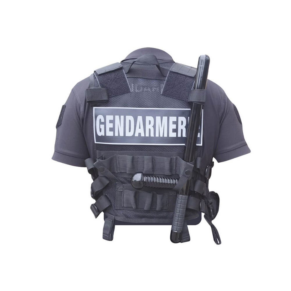 Gilet Tactique Forces d'Intervention - Holster Droitier - Patrol