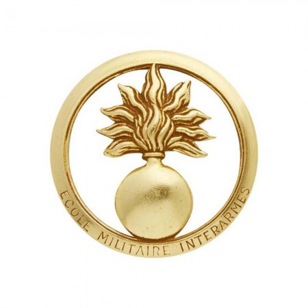 Insigne de Béret Or Ecole Militaire Interarme