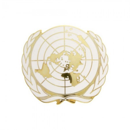 Insigne de Béret Or ONU EMAIL Grand Feu