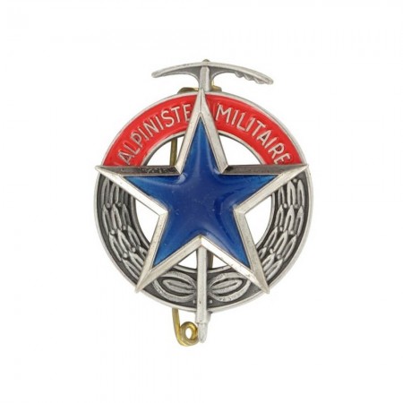 Insigne de Poitrine Métal Alpiniste Militaire