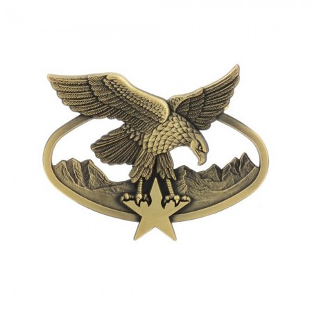 Insigne de Poitrine Métal Brevet Bronze Skieur ou Alpiniste Militaire