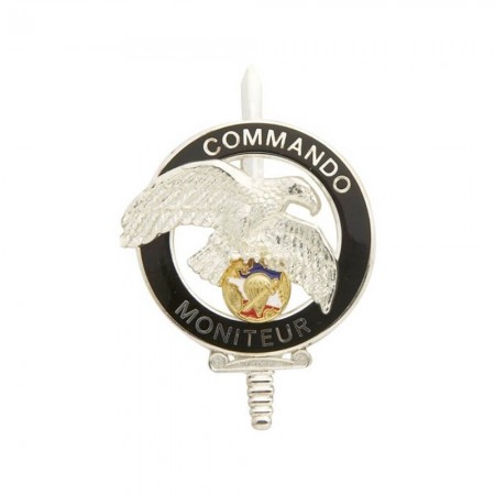 Insigne de Poitrine Métal Brevet CNEC Moniteur Commando