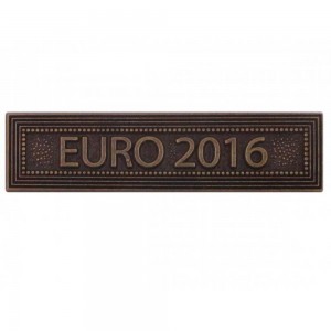 Agrafe Euro 2016 Bronze pour Médaille Pendante