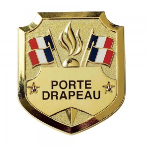 Insigne Porte-Drapeaux - Taille Réduction - Bacqueville