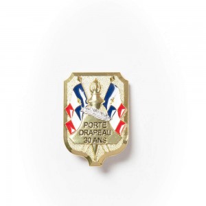 Insigne Porte-Drapeaux 30 ans - Taille Standard - Bacqueville