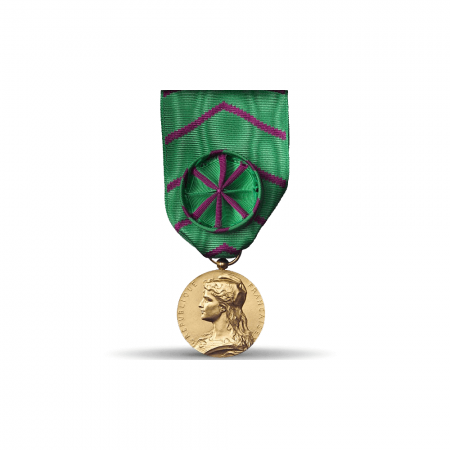 Médaille d'Honneur Ordonnance Civile Pénitentiaire - Or