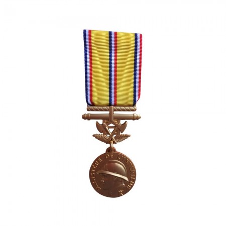Médaille d'Honneur Sapeurs-Pompiers pour Ancienneté - 40 Ans - Échelon Grand Or