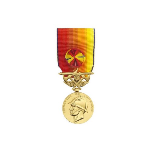 Médaille d'Honneur Sapeurs-Pompiers pour Services Exceptionnels - Grade Vermeil Face