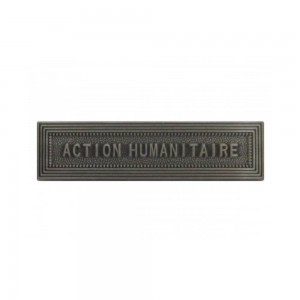Agrafe Action Humanitaire pour Médaille Pendante de la Sécurité Intérieure