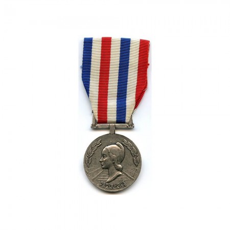 Médaille Ordonnance Civile Chemin de Fer - Échelon Argent - 20 ans