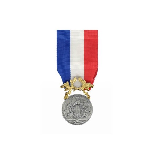 Médaille Ordonnance Courage et Dévouement dite Sauvetage - Grade Argent 1ère Classe