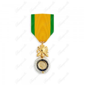 Médaille Ordonnance Militaire (Bronze Doré)