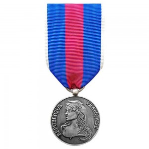 Médaille Ordonnance MRV-DSI (ex-SMV) - des Réservistes Volontaire de Défense et de Sécurité Intérieure - Argent