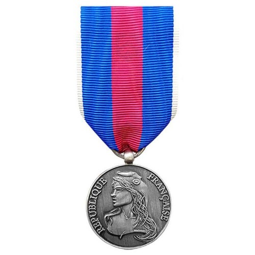 Médaille Ordonnance MRV-DSI (ex-SMV) - des Réservistes Volontaire de Défense et de Sécurité Intérieure - Argent