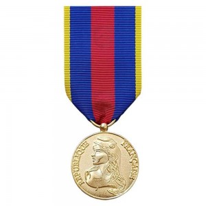 Médaille Ordonnance MRV-DSI (ex-SMV) - des Réservistes Volontaire de Défense et de Sécurité Intérieure - Or