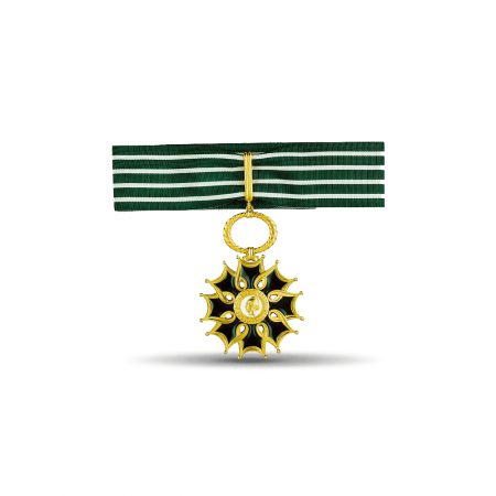 Médaille Ordonnance Ordre des Arts et des Lettres - Commandeur - Argent Massif