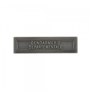 Agrafe Gendarmerie Départementale pour Médaille Pendante