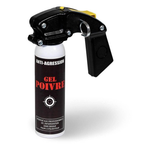 Aérosol de Défense Lacrymogène 100 ml Gel Poivre avec Poignée - TOE Design