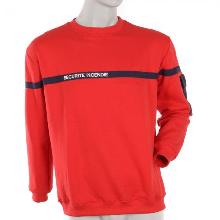 Sweat Sécurité Incendie Rouge - AltoRisk