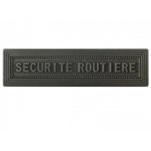 Agrafe Sécurité Routière pour Médaille Pendante de la Sécurité Intérieure 2