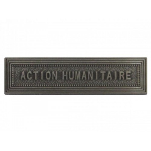 Agrafe Action Humanitaire pour Médaille Pendante de la Sécurité Intérieure