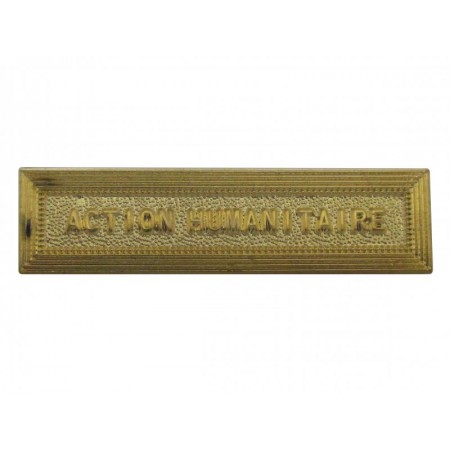 Agrafe Action Humanitaire pour Médaille Pendante de la Sécurité Intérieure