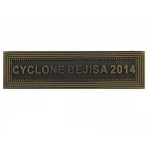 Agrafe Cyclone Béjisa 2014 pour Médaille Pendante