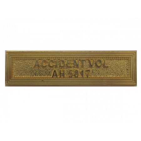 Agrafe Accident Vol AH 5017 Ouagadougou-Alger pour Médaille Pendante