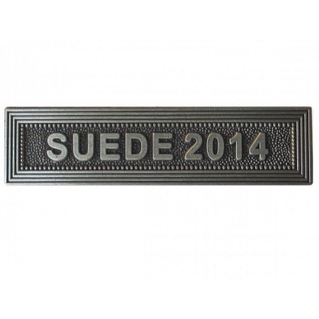 Agrafe Suède 2014 pour Médaille Pendante Argent