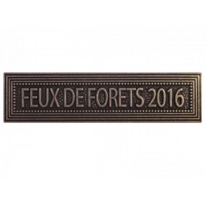Agrafe Feux de Forêt 2016 pour Médaille Pendante 2