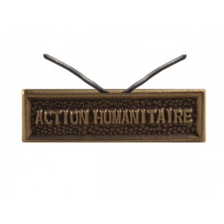 Agrafe Action Humanitaire pour Médaille Réduction et Dixmude