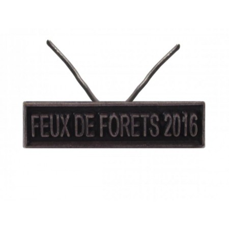 Agrafe Feux de Forêt 2016 pour Médaille Réduction et Dixmude
