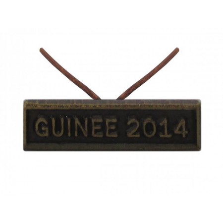 Agrafe Guinée 2014 pour Médaille Réduction et Dixmude