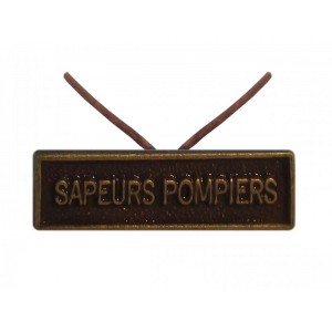 Agrafe Sapeurs Pompiers pour Médaille Réduction et Dixmude