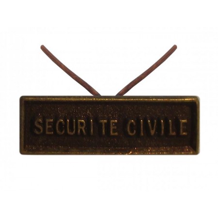 Agrafe Sécurité Civile pour Médaille Réduction et Dixmude