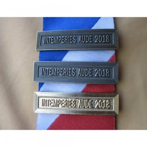 Agrafe Intempéries Aude 2018 pour Médaille MSI Pendante