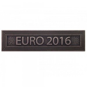 Agrafe Euro 2016 Bronze pour Médaille Réduction et Dixmude 2