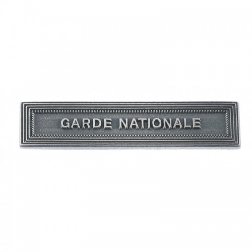 Agrafe Garde Nationale pour Médaille Pendante MRVDSI