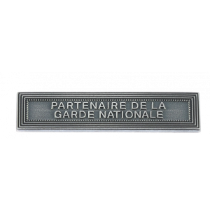 Agrafe Partenaire de la Garde Nationale pour Médaille Pendante MRVDSI