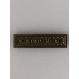 Agrafe Secrétariat Général pour Médaille Pendante