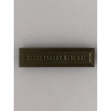 Agrafe Secrétariat Général pour Médaille Pendante