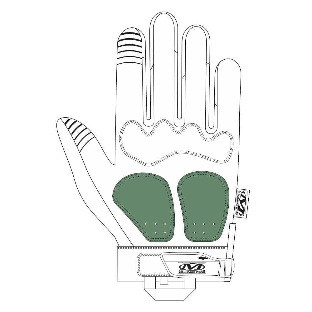 Gants d'intervention coqués