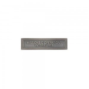 Agrafe Missions d'Opérations Intérieures pour Médaille Pendante