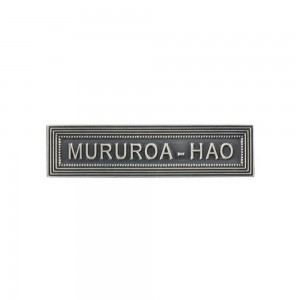 Agrafe Mururoa-Hao pour Médaille Ordonnance Pendante