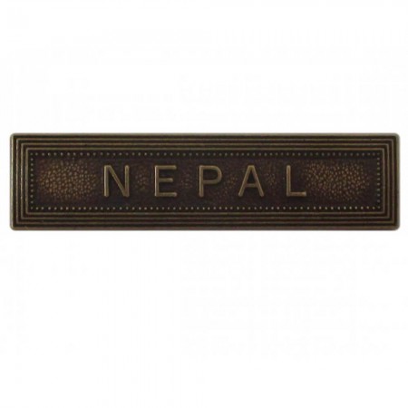 Agrafe Népal pour Médaille Réduction et Dixmude