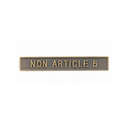 Agrafe Non Article 5 pour Médaille Pendante