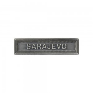 Agrafe Sarajevo Argent pour Médaille Pendante